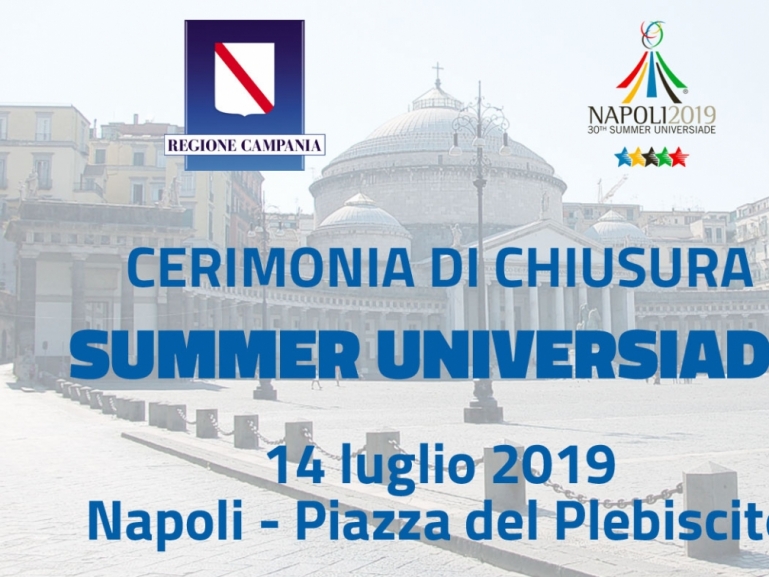 Universiade Napoli 2019, cerimonia di chiusura a Piazza del Plebiscito: l'annuncio al termine dell'Heads of Delegation Meetings