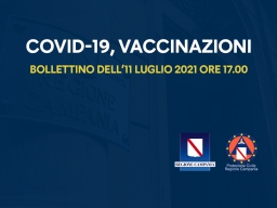COVID-19, BOLLETTINO VACCINAZIONI DELL'11 LUGLIO 2021 (ORE 17.00)