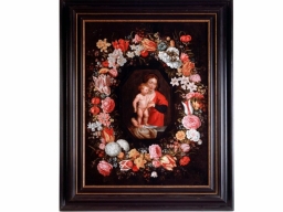 Mostra del dipinto di Peter Paul Rubens e di Jan Brueghel il Vecchio "La Madonna col Bambino in una ghirlanda di fiori"