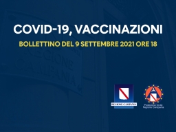 COVID-19, BOLLETTINO VACCINAZIONI DEL 9 SETTEMBRE 2021 (ORE 18)
