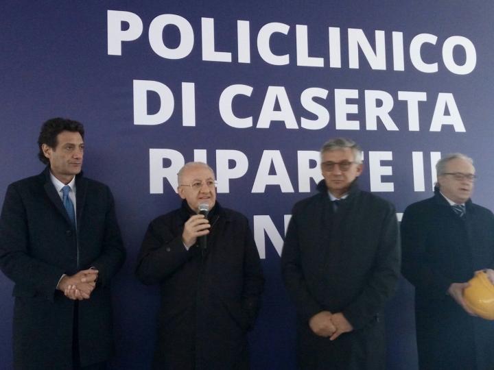 Policlinico di Caserta: riapre il cantiere