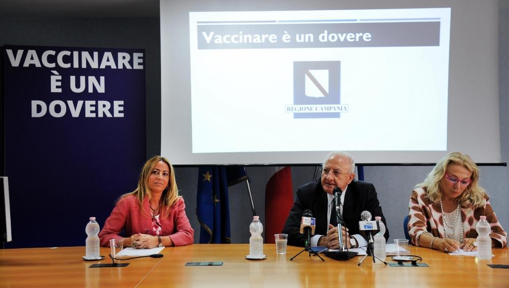 Vaccinare è un dovere. Protocollo d'Intesa tra Regione Campania e Ufficio Scolastico Regionale