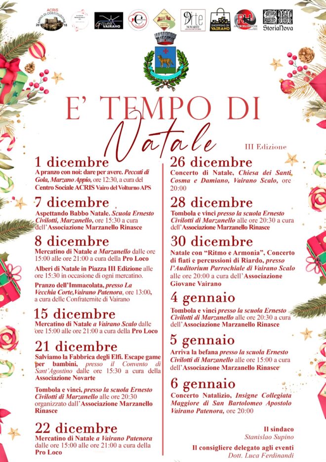 Natale 2024 in Campania Eventi Regione Campania