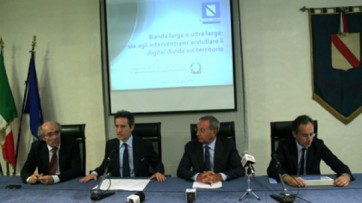 Broadband, Caldoro: "Campania the First Region to Cover its Land with High Speed Internet"