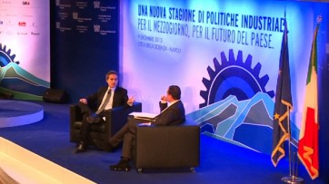 A Debate on Development of South Italy with Caldoro, Tajani and Squinzi at Città della Scienza 