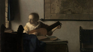 Vermeer a Capodimonte: "La donna con il liuto"