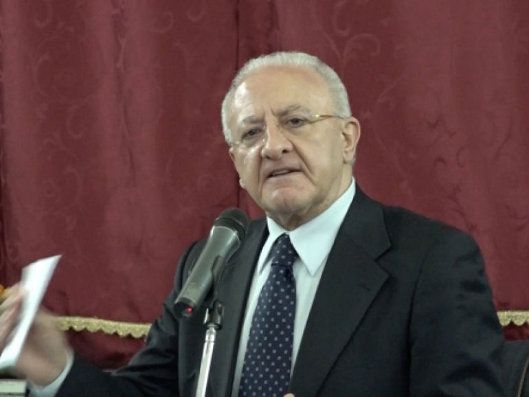 Due anni di governo per la provincia di Caserta; l'intervento del presidente De Luca all'incontro pubblico di Santa Maria a Vico