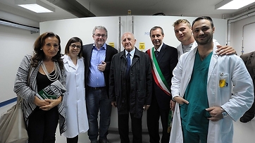Il presidente De Luca in visita al Centro Ricerche Oncologiche di Mercogliano