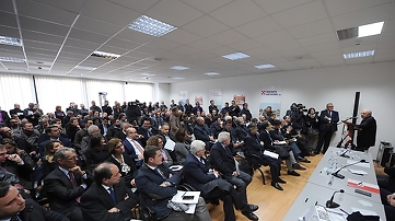 Il presidente De Luca visita l'Interporto Sud Europa a Marcianise
