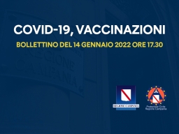 COVID-19, BOLLETTINO VACCINAZIONI DEL 14 GENNAIO 2022 (ORE 17.30)
