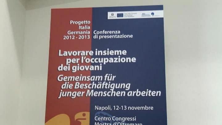 Lavoro, Conferenza Italia-Germania, dichiarazioni di Caldoro, Profumo e Nappi