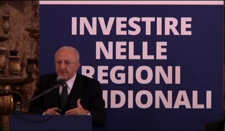 Il presidente De Luca ad InvestEU a Caserta