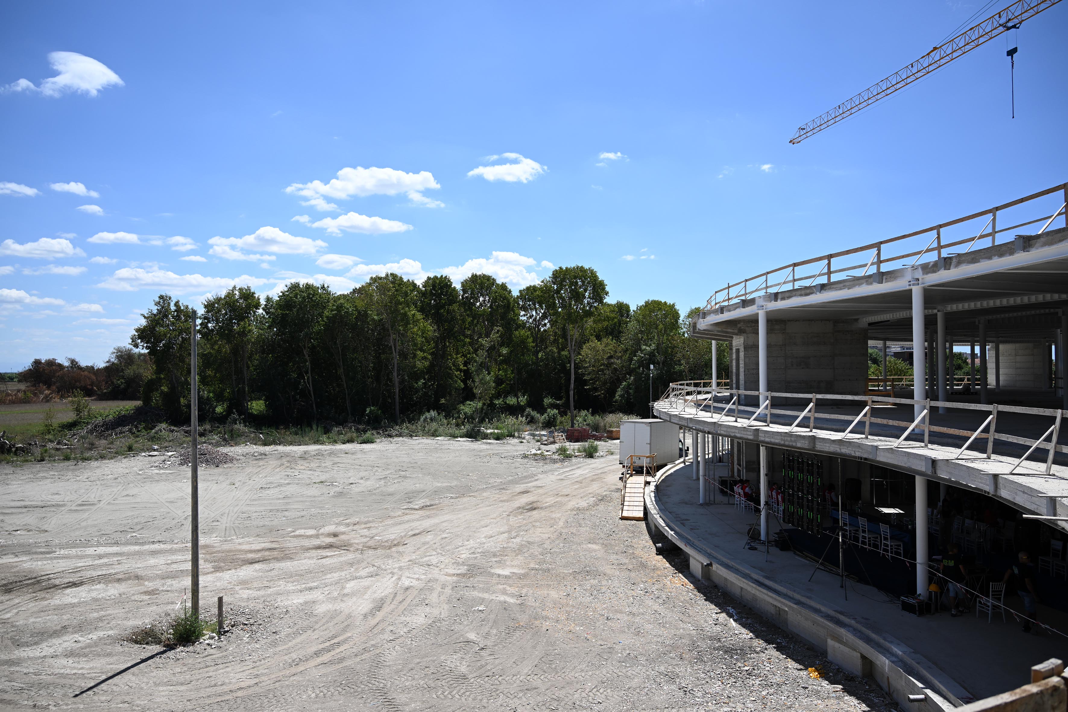 Sopralluogo al cantiere della cittadella scolastica di Castel Volturno