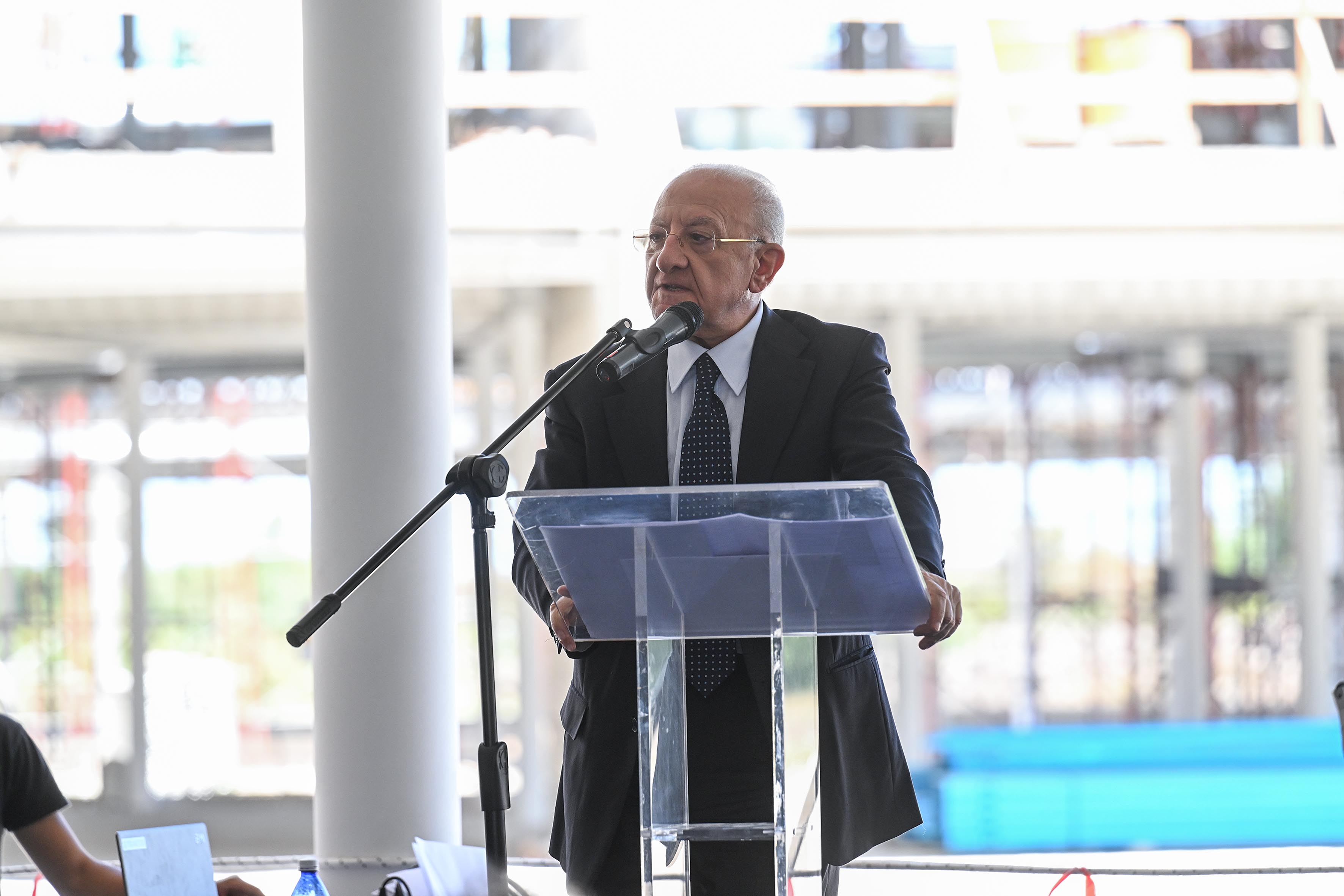 Sopralluogo al cantiere della cittadella scolastica di Castel Volturno