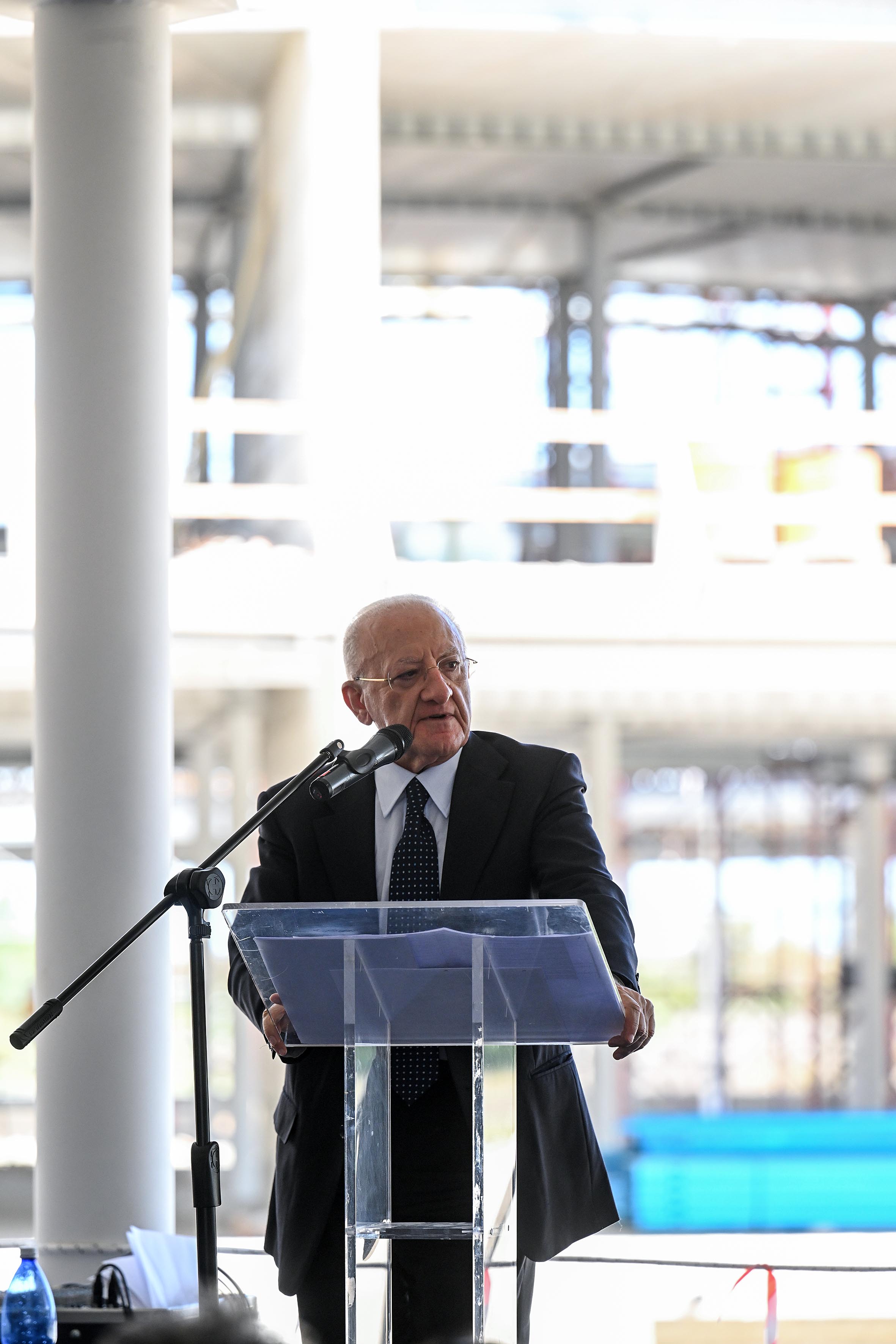 Sopralluogo al cantiere della cittadella scolastica di Castel Volturno