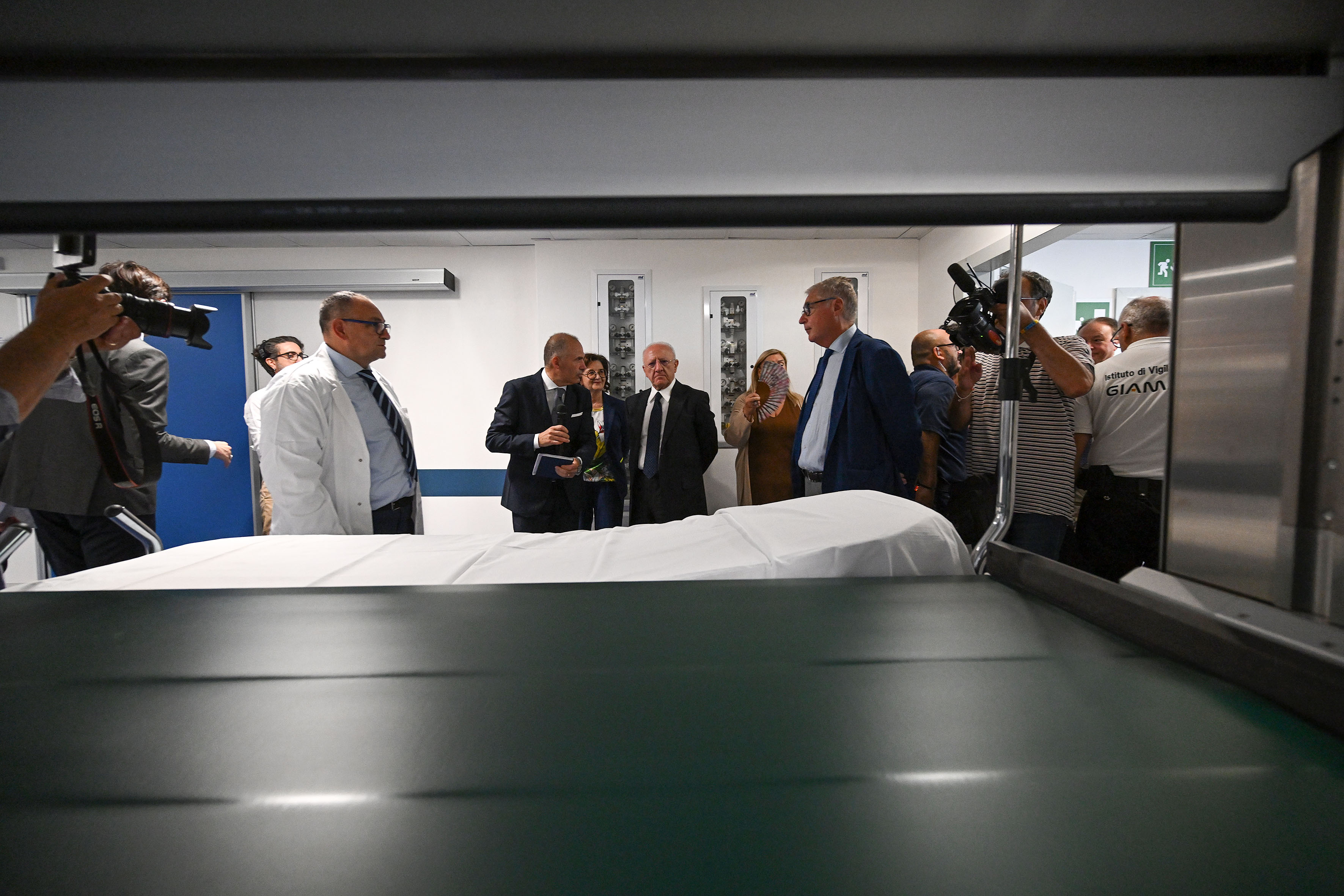 Presentazione nuova piastra operatoria Ospedale di Caserta