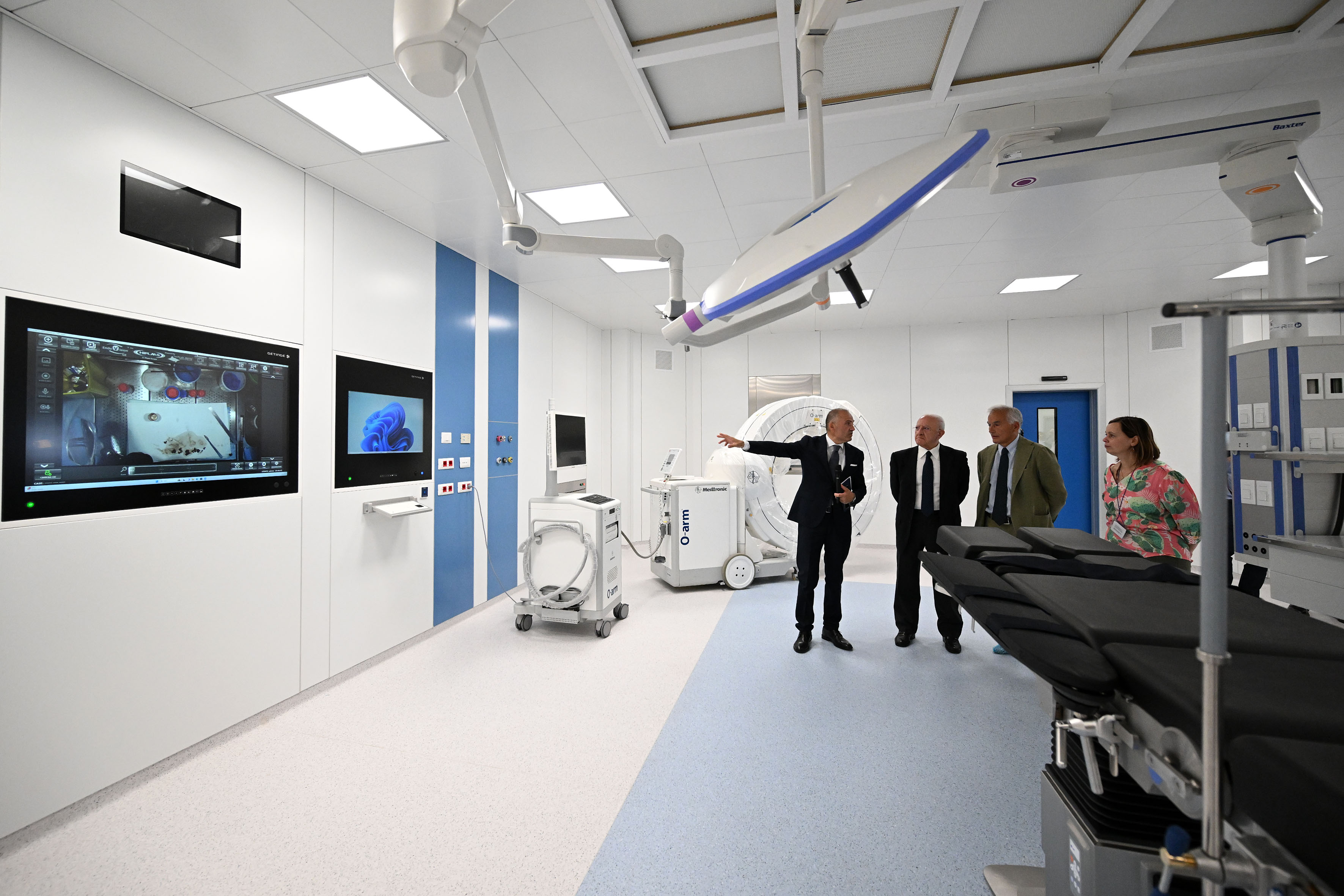 Presentazione nuova piastra operatoria Ospedale di Caserta