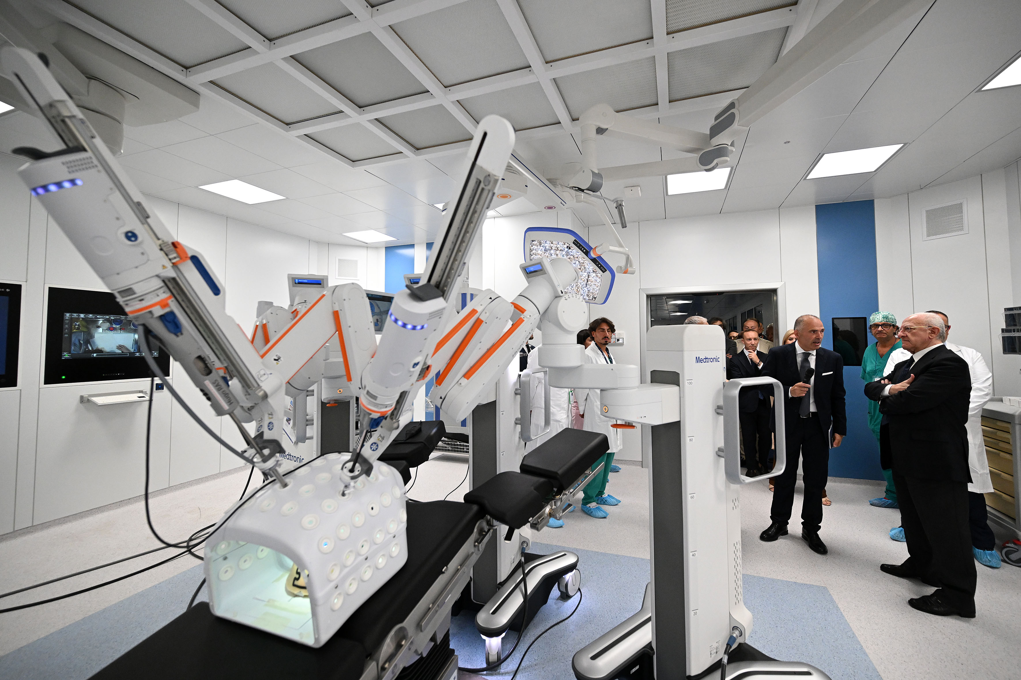 Presentazione nuova piastra operatoria Ospedale di Caserta