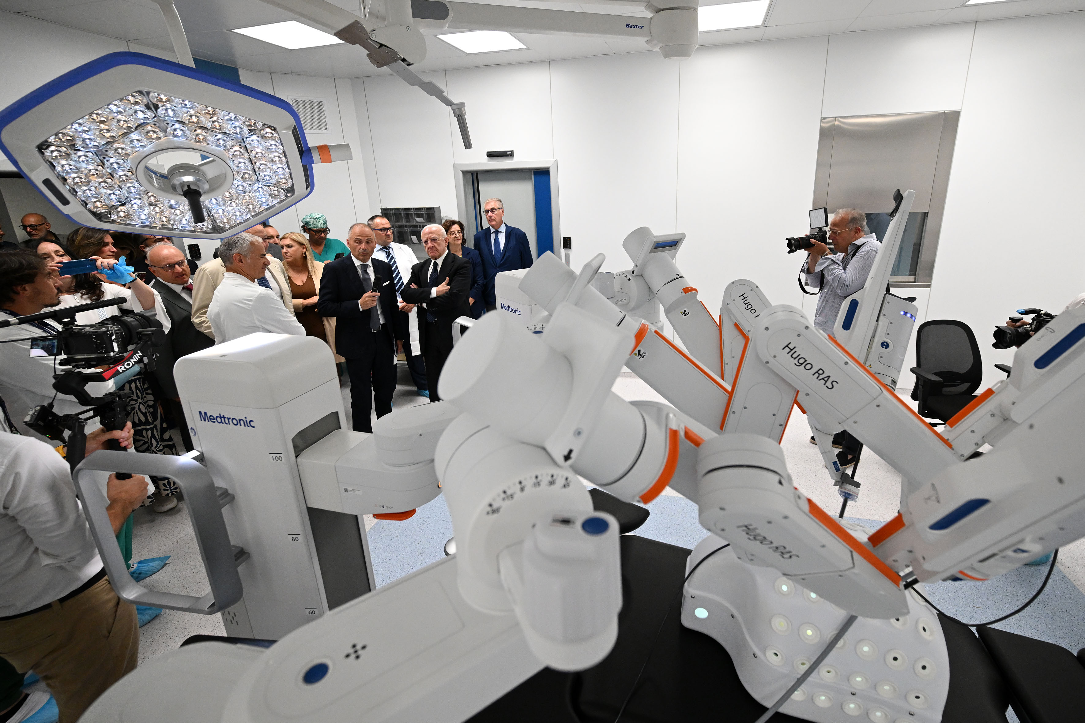 Presentazione nuova piastra operatoria Ospedale di Caserta