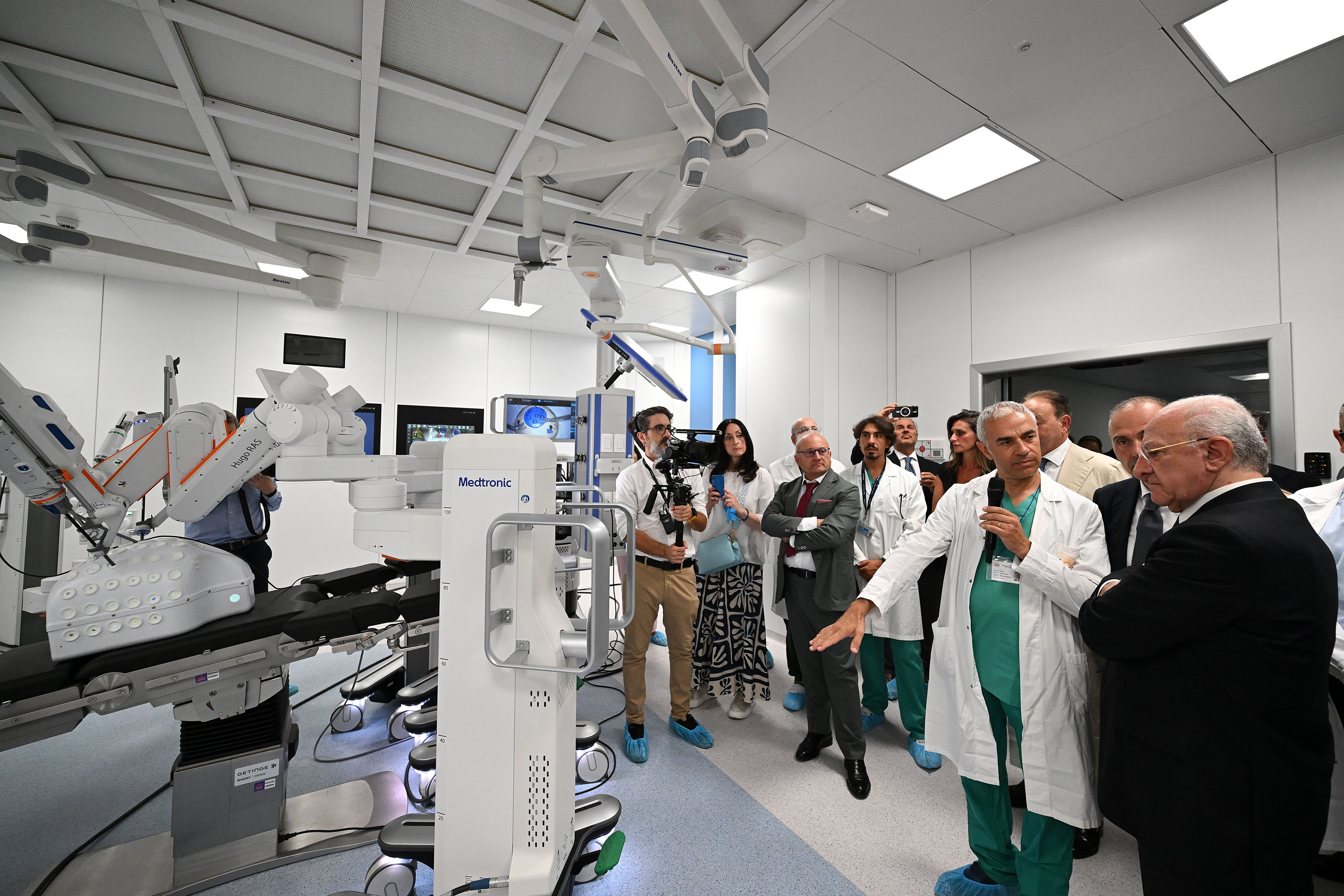 Presentazione nuova piastra operatoria Ospedale di Caserta