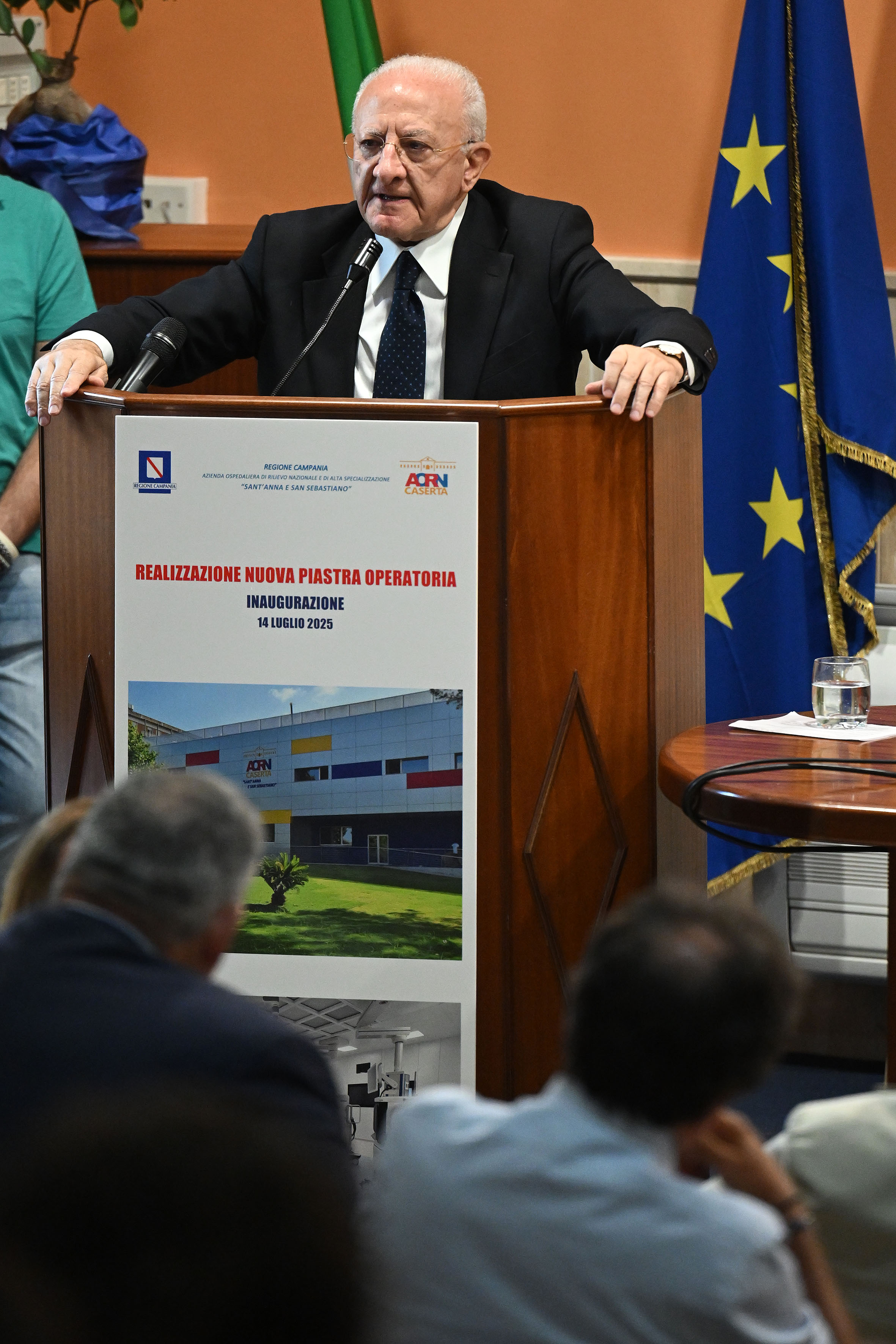 Presentazione nuova piastra operatoria Ospedale di Caserta