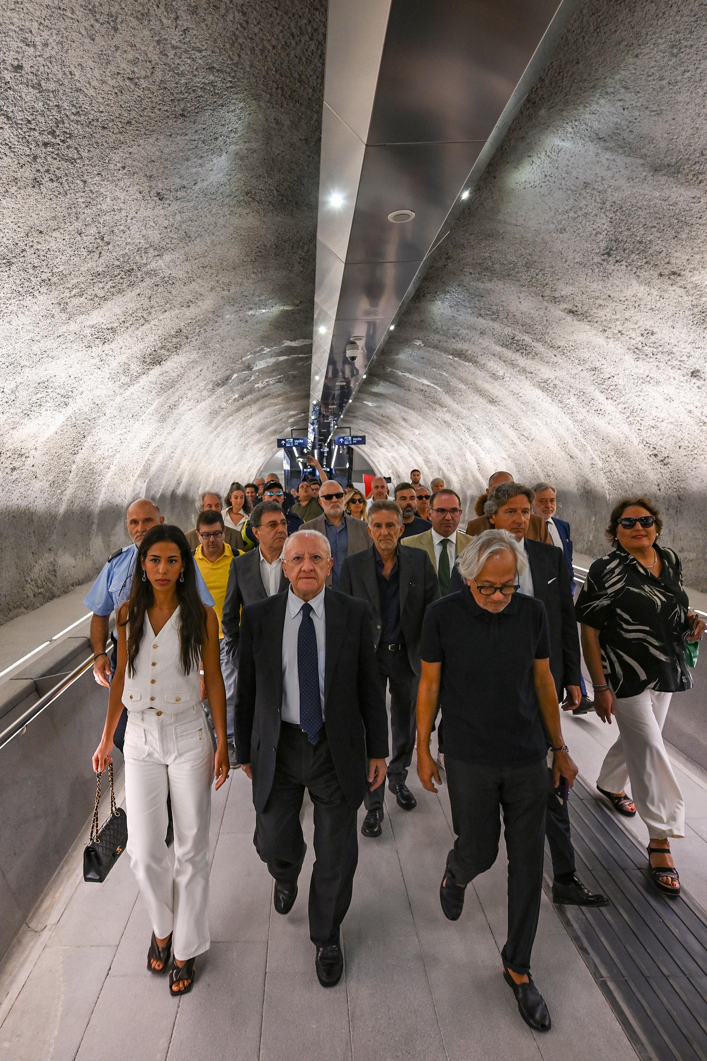 Sopralluogo per l'apertura della stazione di Monte Sant'Angelo della Linea 7 della Metropolitana di Napoli
