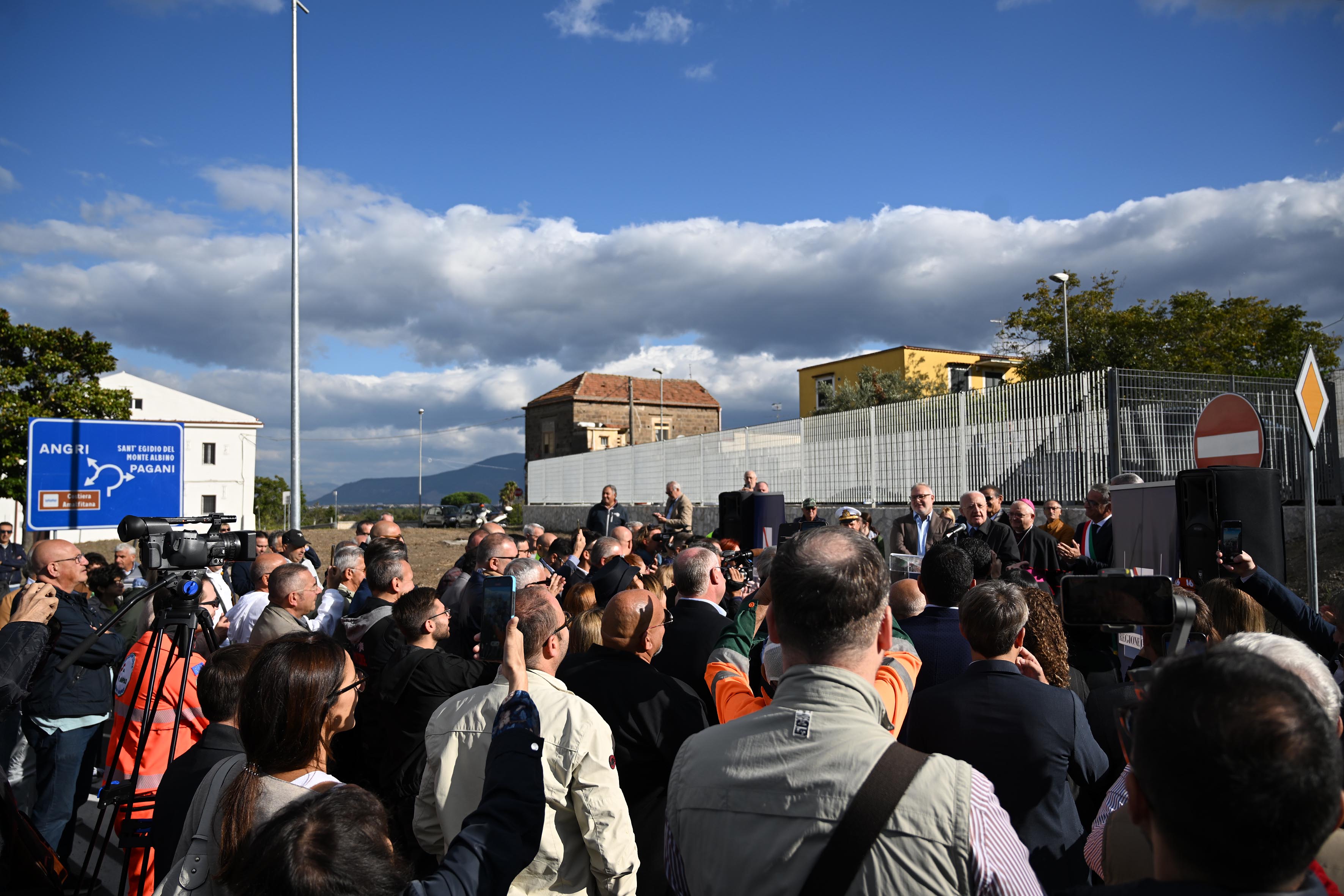 Inaugurazione uscita svincolo A3 Angri Sud-S. Egidio Monte Albino
