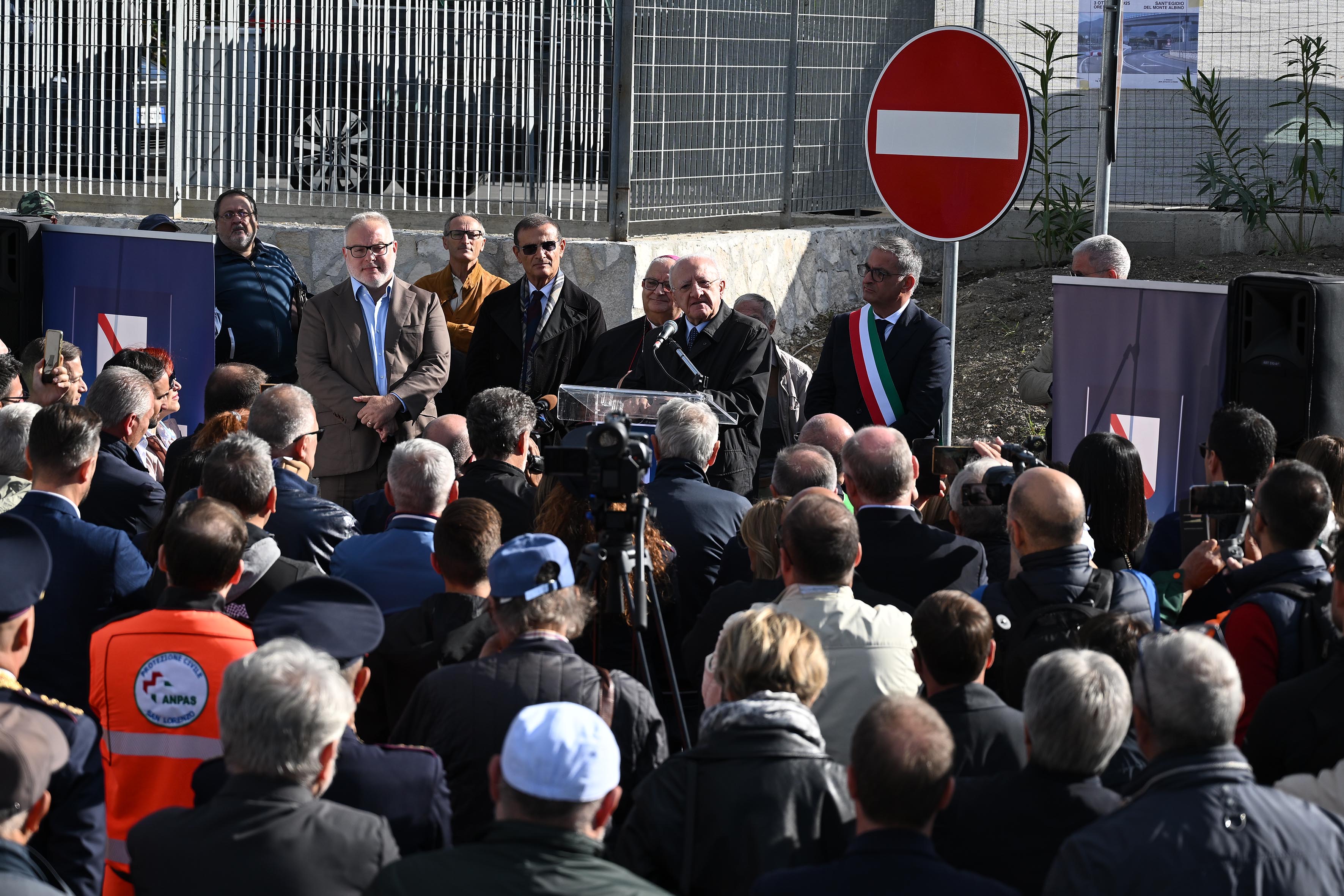 Inaugurazione uscita svincolo A3 Angri Sud-S. Egidio Monte Albino