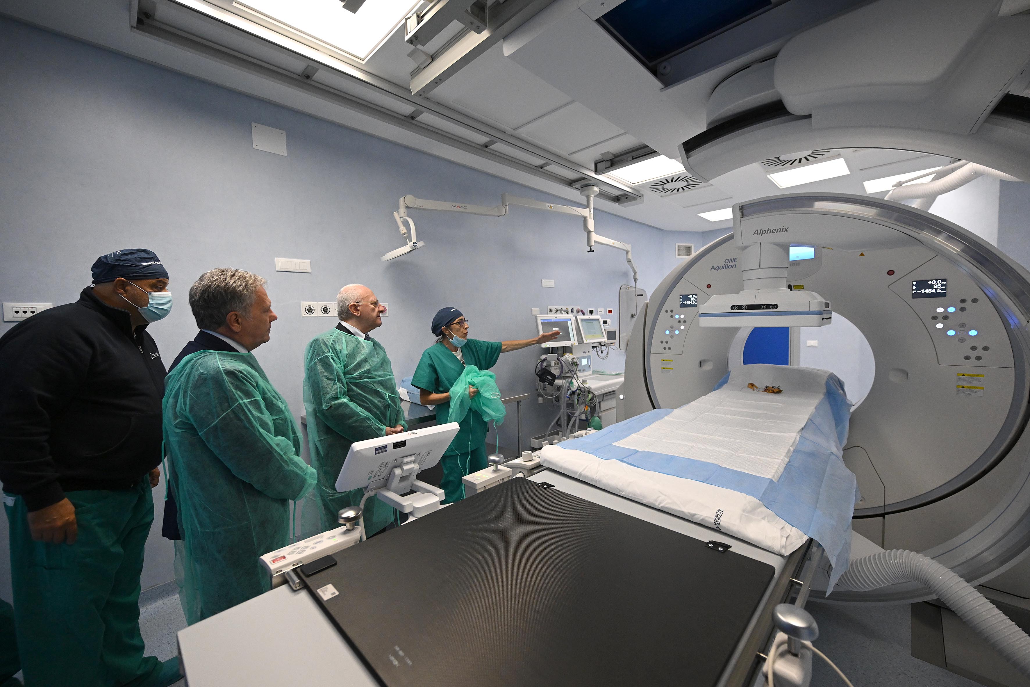 Sopralluogo alle nuove strutture dell'Ospedale Cardarelli