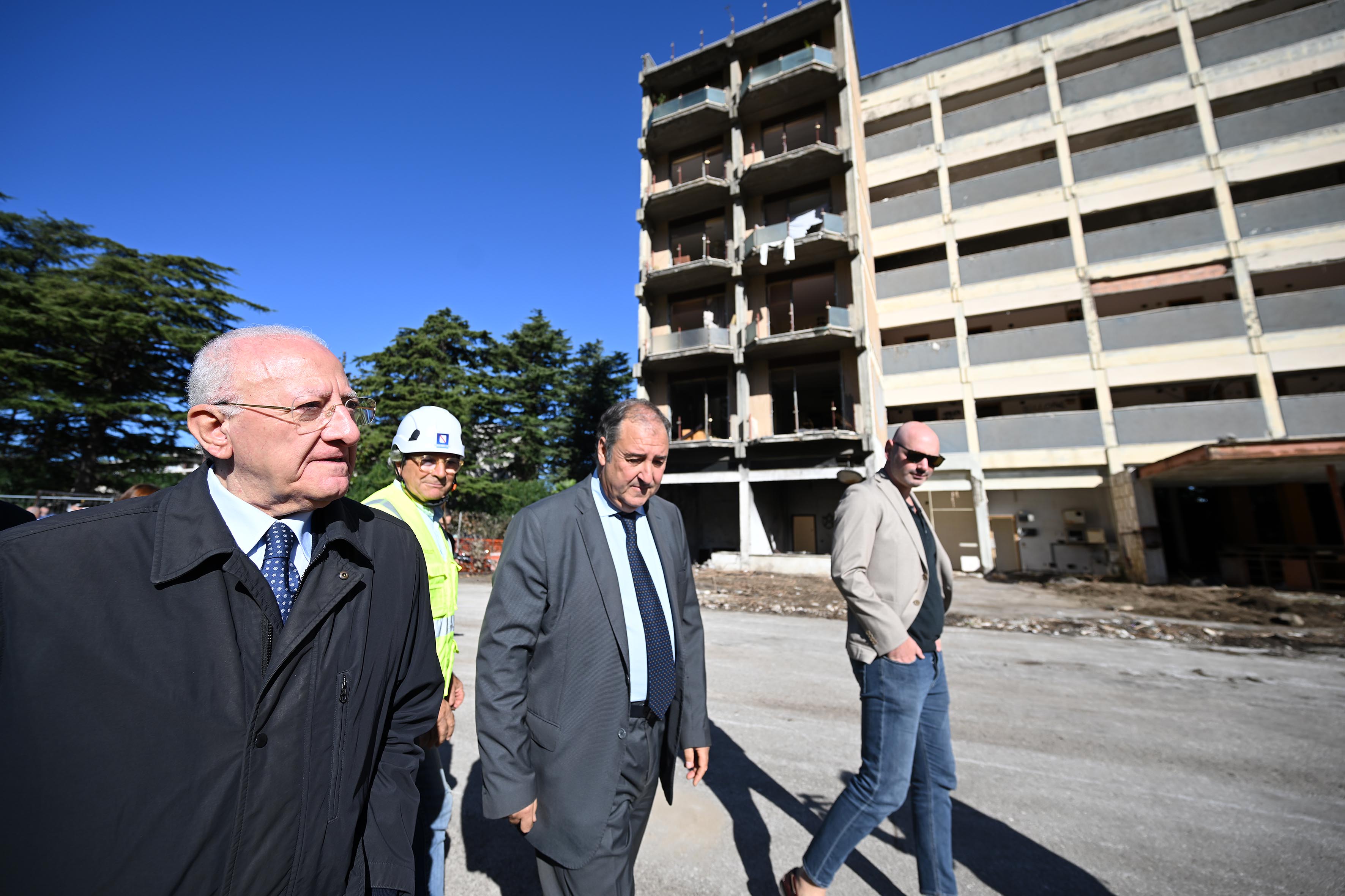 Avvio lavori nuovo Ospedale di Castellammare di Stabia
