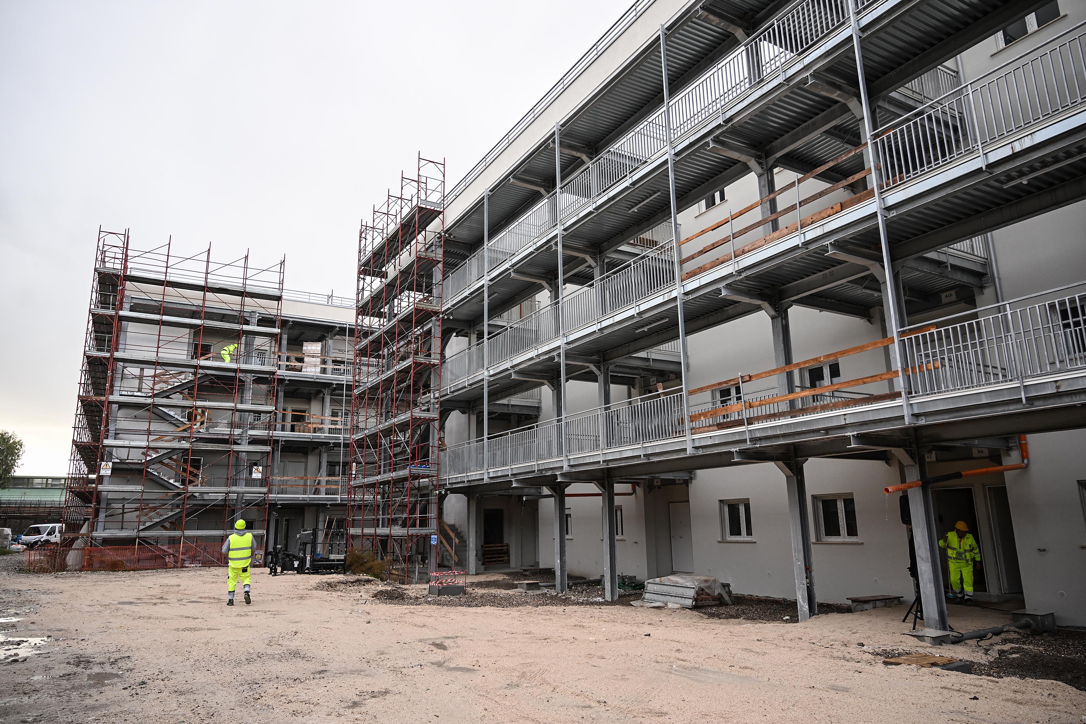 Sopralluogo cantiere edilizia popolare - Rione Amicizia