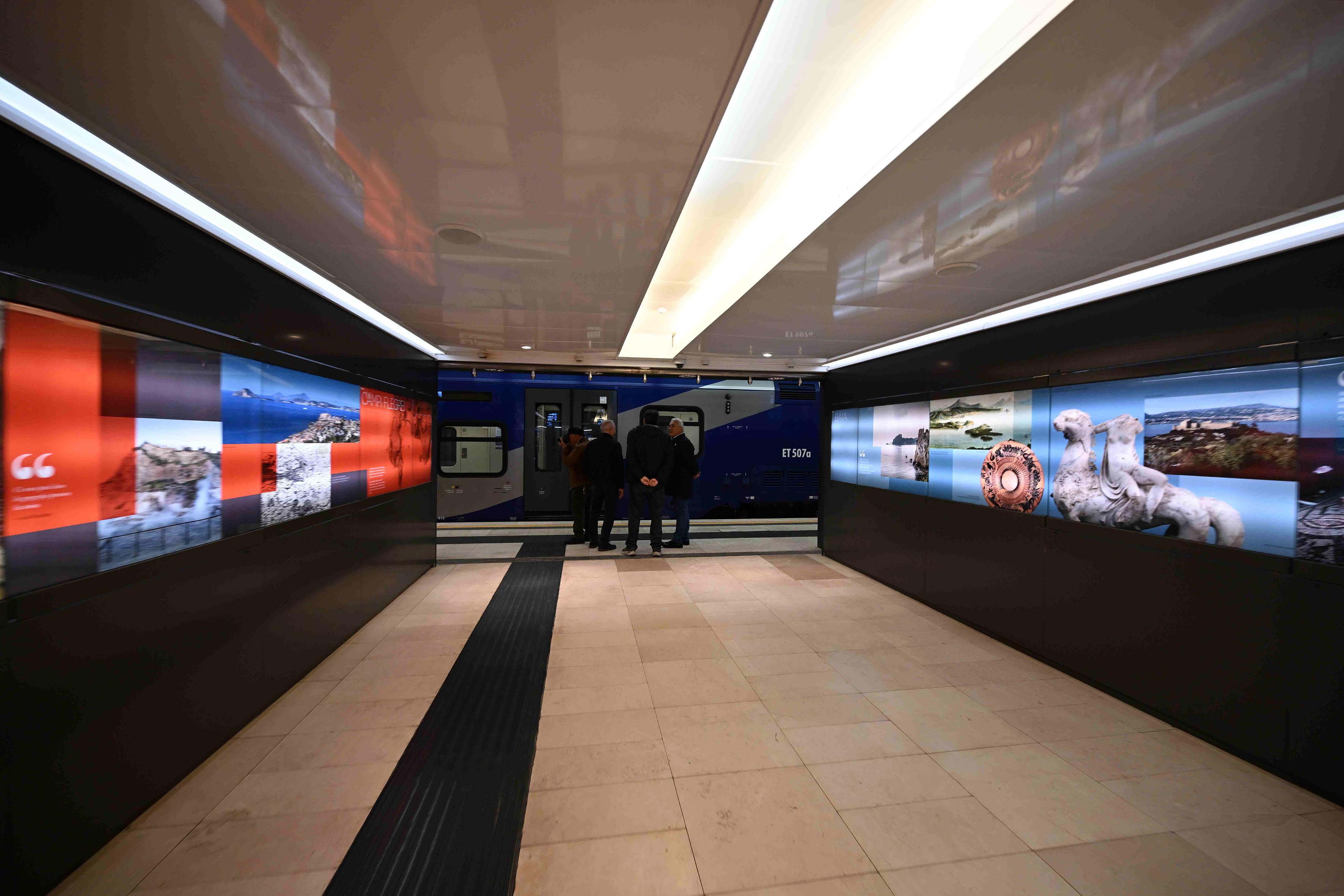 Inaugurazione della nuova stazione di Baia