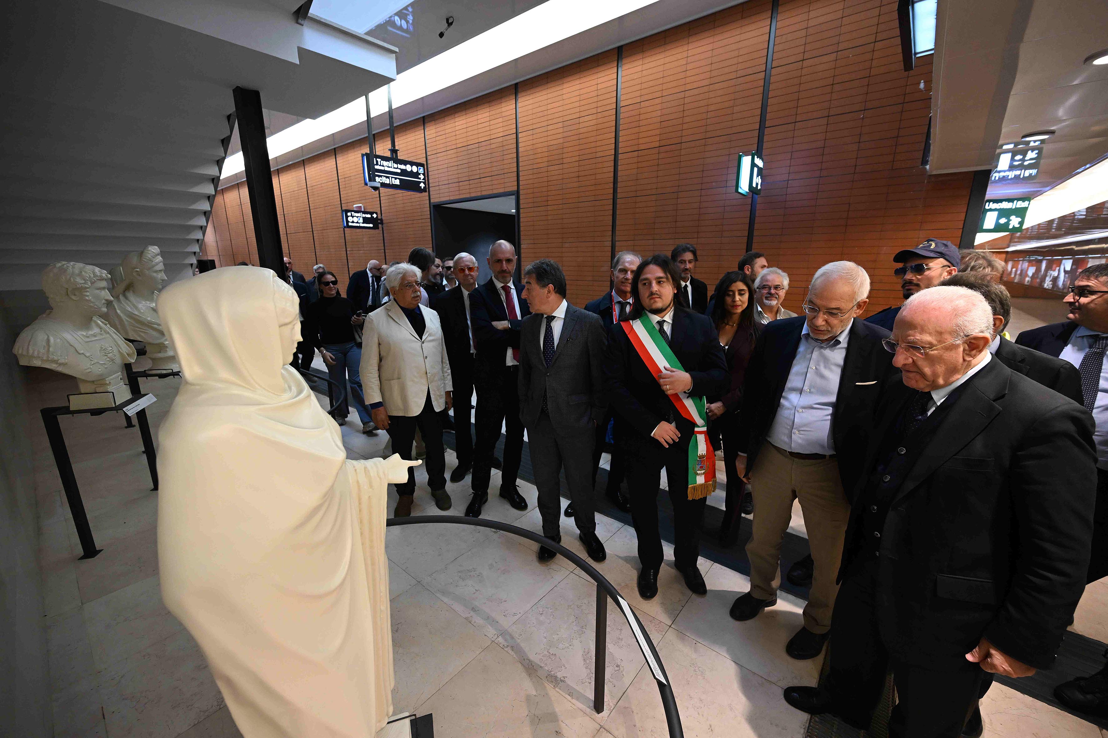 Inaugurazione della nuova stazione di Baia