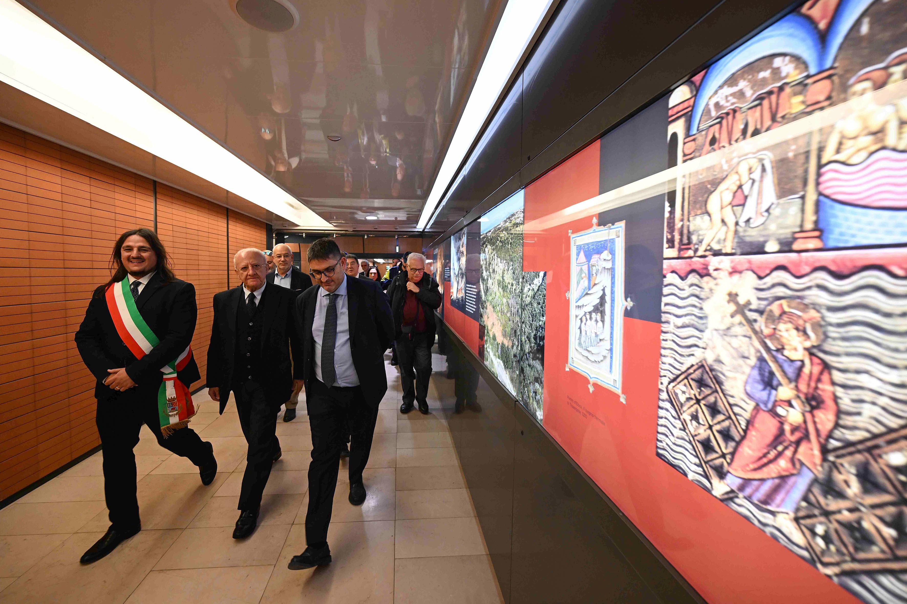 Inaugurazione della nuova stazione di Baia