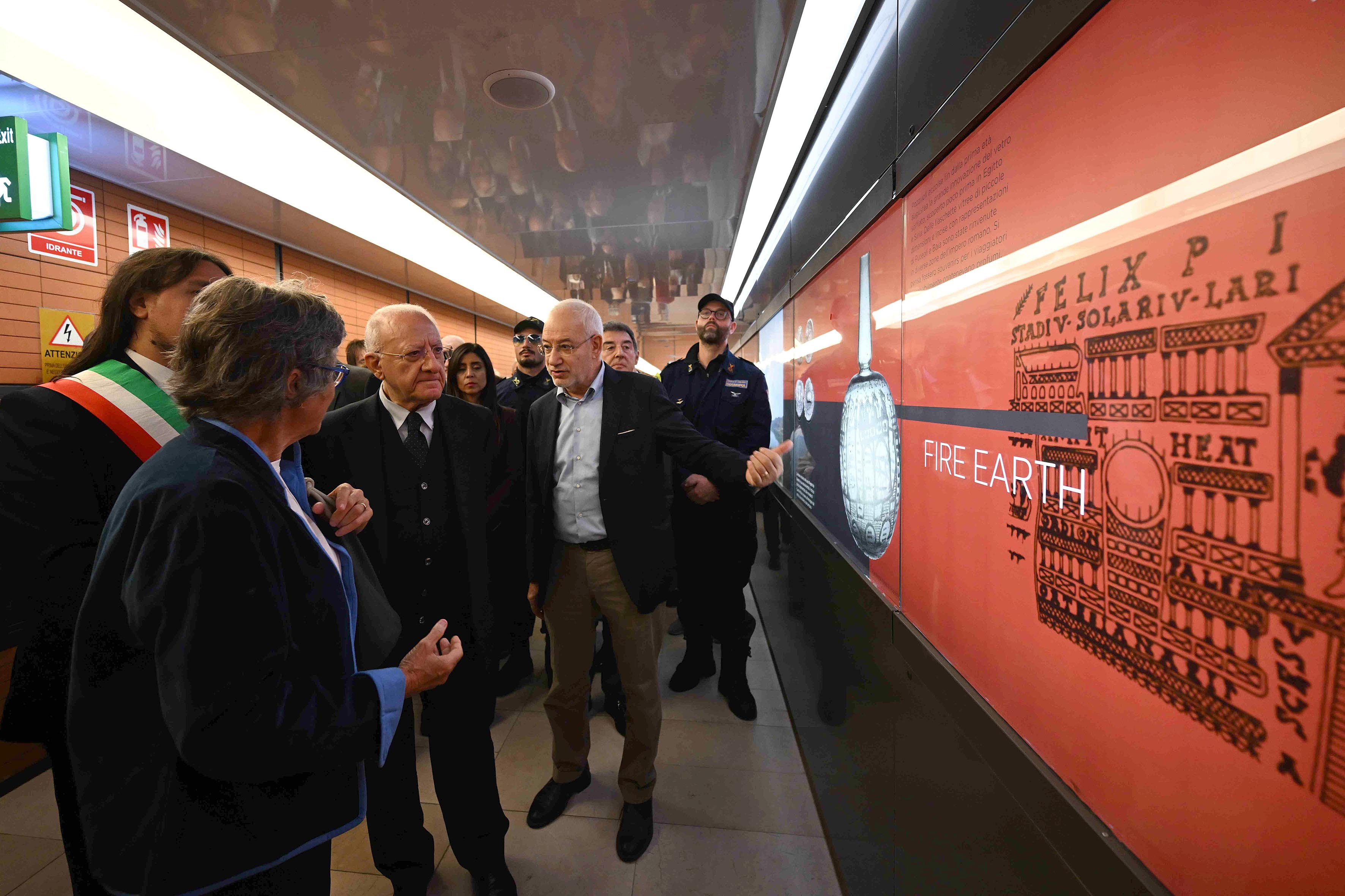 Inaugurazione della nuova stazione di Baia