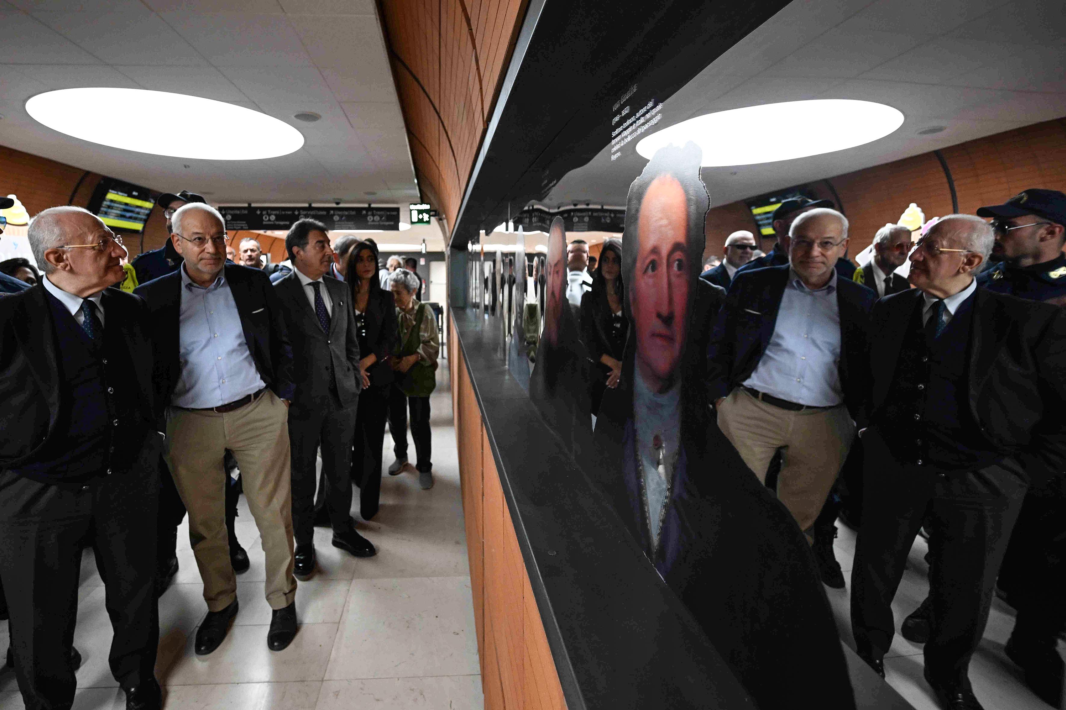 Inaugurazione della nuova stazione di Baia