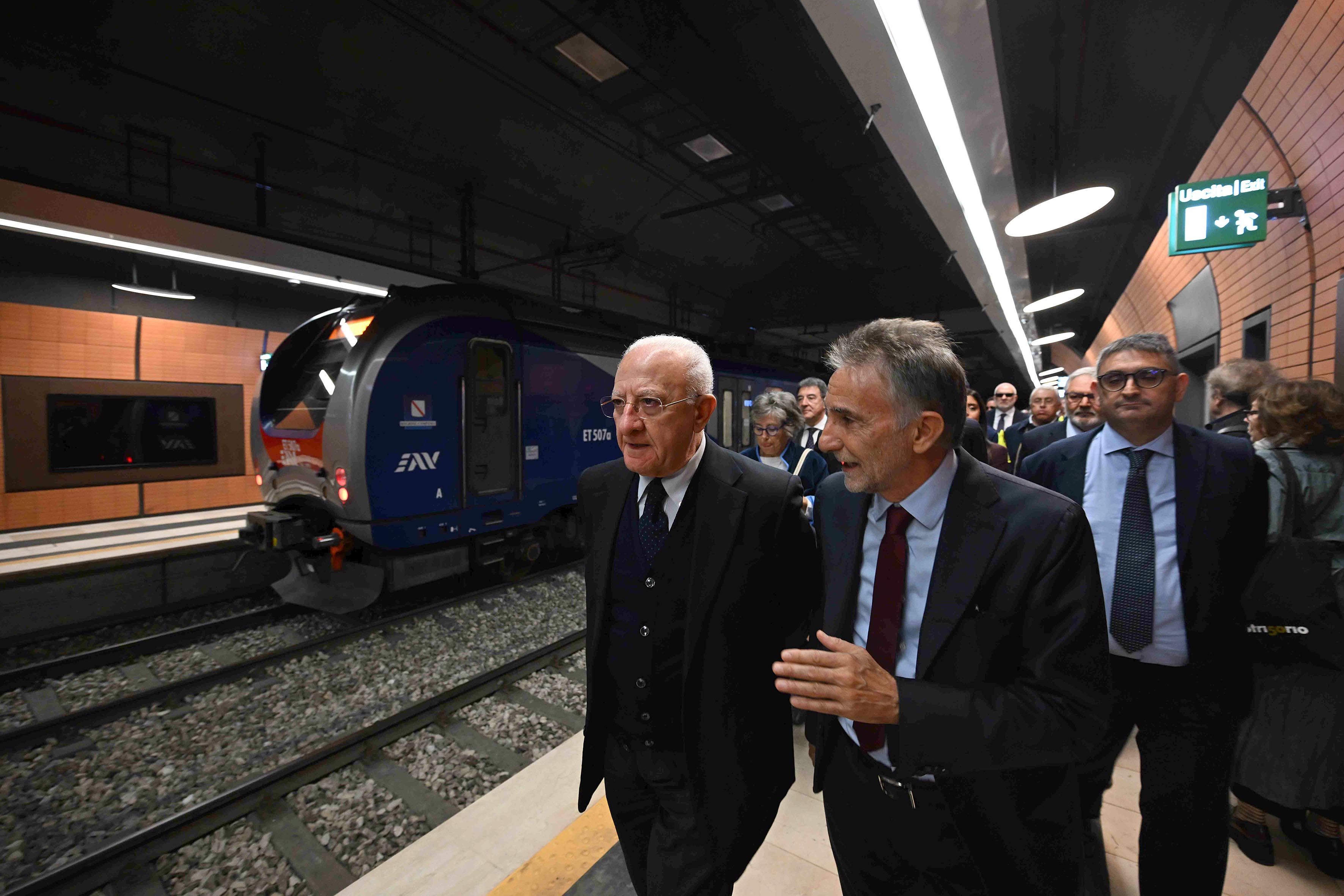 Inaugurazione della nuova stazione di Baia