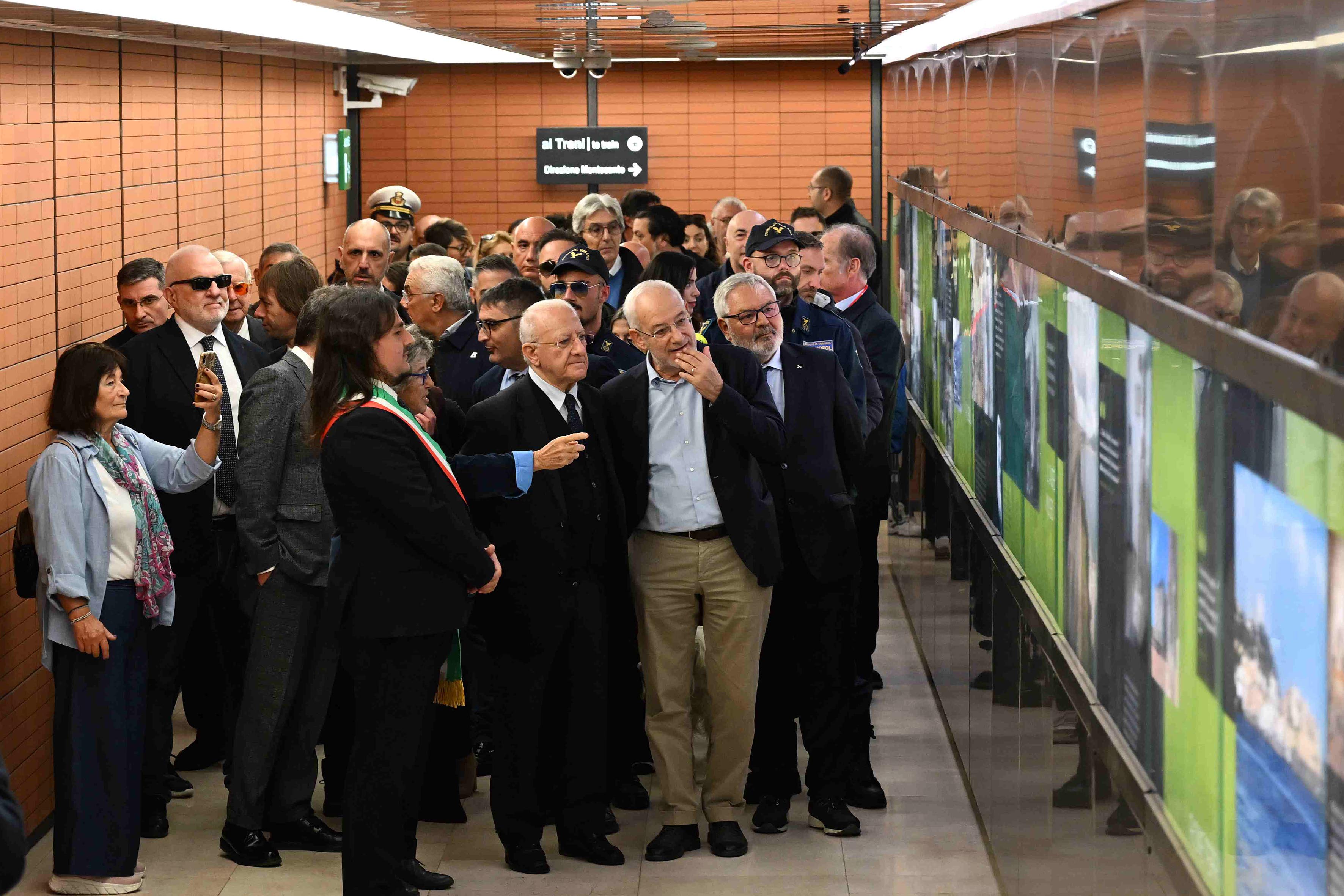 Inaugurazione della nuova stazione di Baia