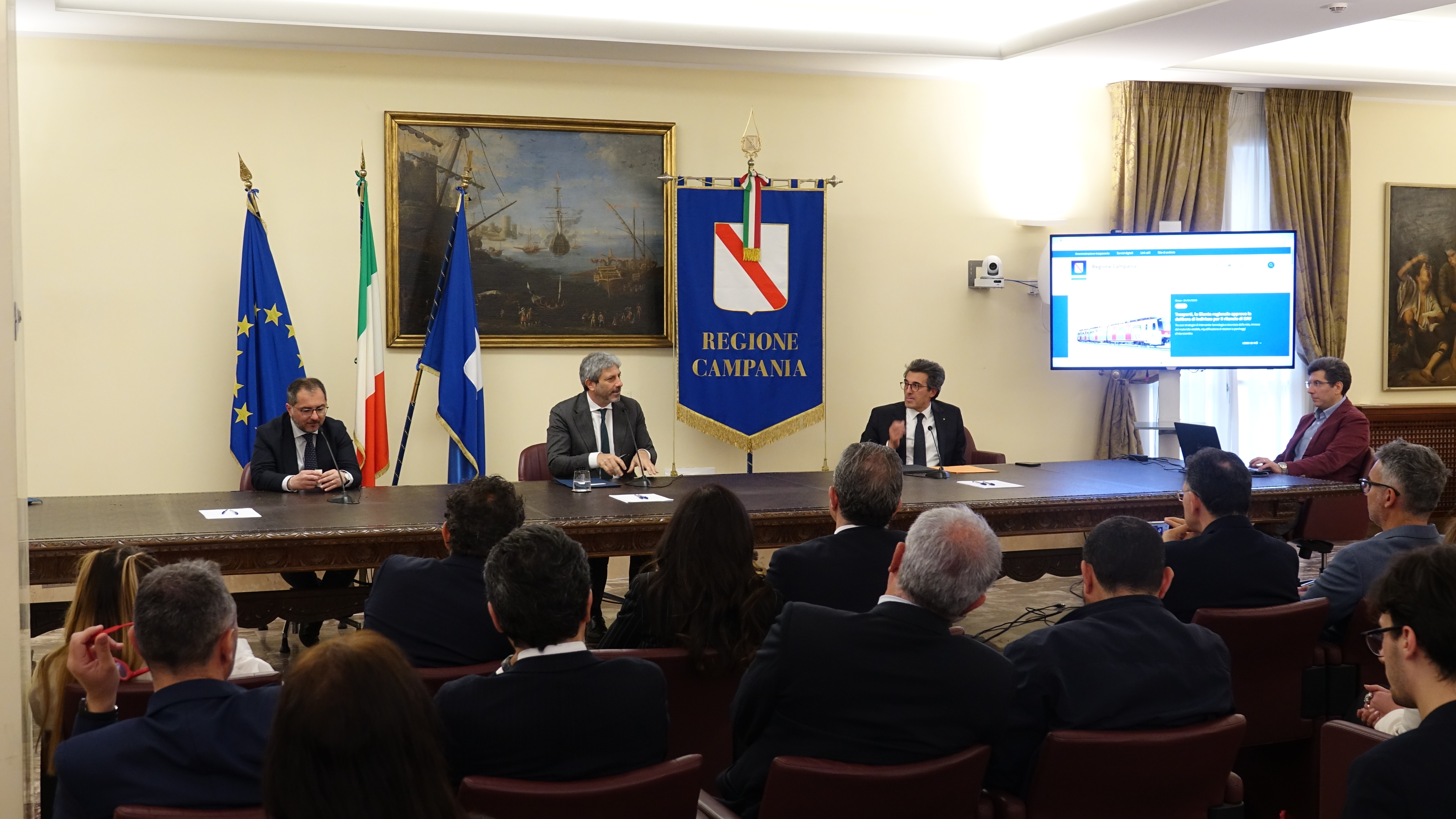 Presentazione del nuovo portale istituzionale della Regione Campania