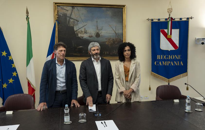 presentazione piano casa 20 luglio 2026, assessori Pecoraro e Cuomo e presidente Fico