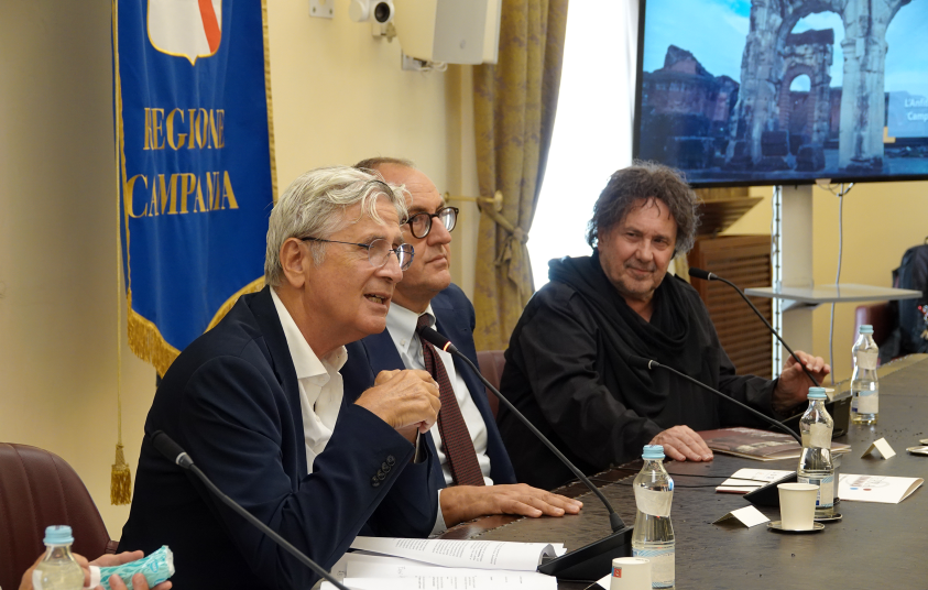 Presentazione progetto "Terra Sonans. Arte, cultura e vox populi” ideato e diretto da Enzo Avitabile