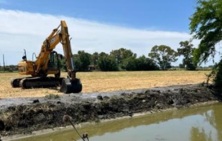 Immagine attività di bonifica idraulica